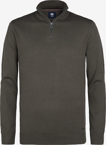 Pull-over Petrol Industries en gris : devant