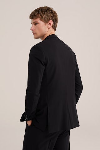 melns WE Fashion Slim fit Klasiska žakete