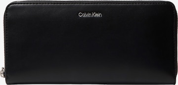 melns Calvin Klein Naudas maks: no priekšpuses