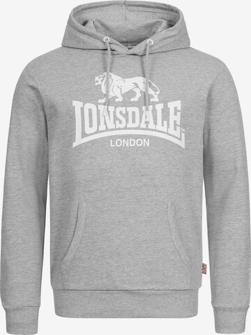 LONSDALE Sweatshirt 'Fremington' in Grau: predná strana