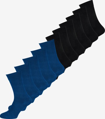 Nur Der Sokken in Blauw: voorkant