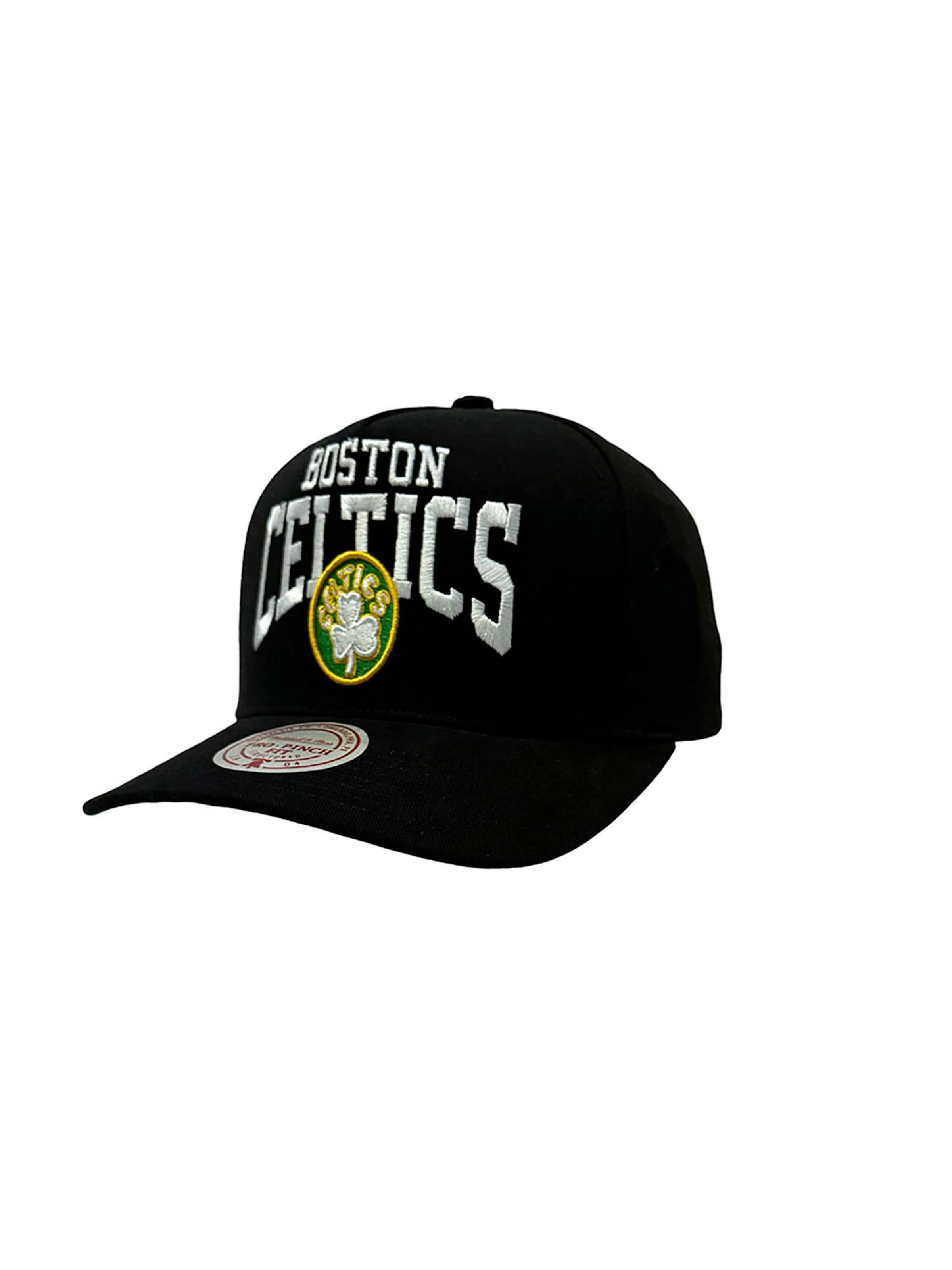 Mitchell & Ness Cap 'Boston Celltics Big Time Pro' in Schwarz: Vorderseite