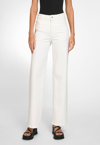DAY.LIKE Wide leg Jeans in White: front
