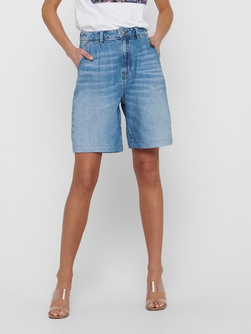 ONLY Pleated Jeans 'Verna' in Blue: front