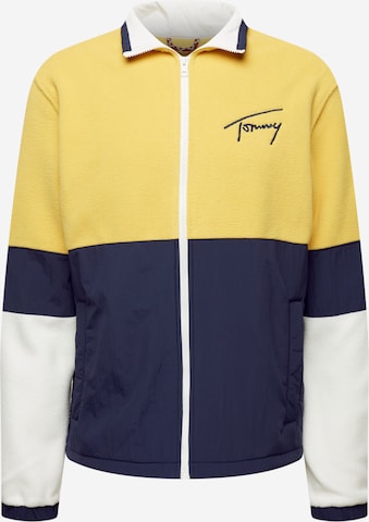 Tommy Jeans Flisová bunda - Modrá: predná strana