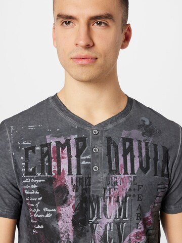 CAMP DAVID Shirt 'Road Rebel' in Grey