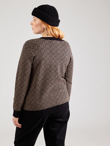 Vero Moda Curve Sweater 'VMCARIA' in Black
