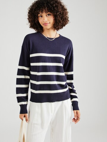 PIECES Pullover in Blau: Vorderseite
