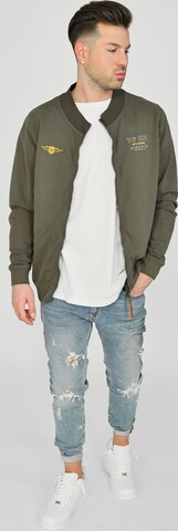 TOP GUN Leichte Jacke mit Zipper TG20213020 ' ' in Grün