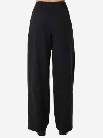 Wide Leg Pantalon à pince Happiness İstanbul en noir