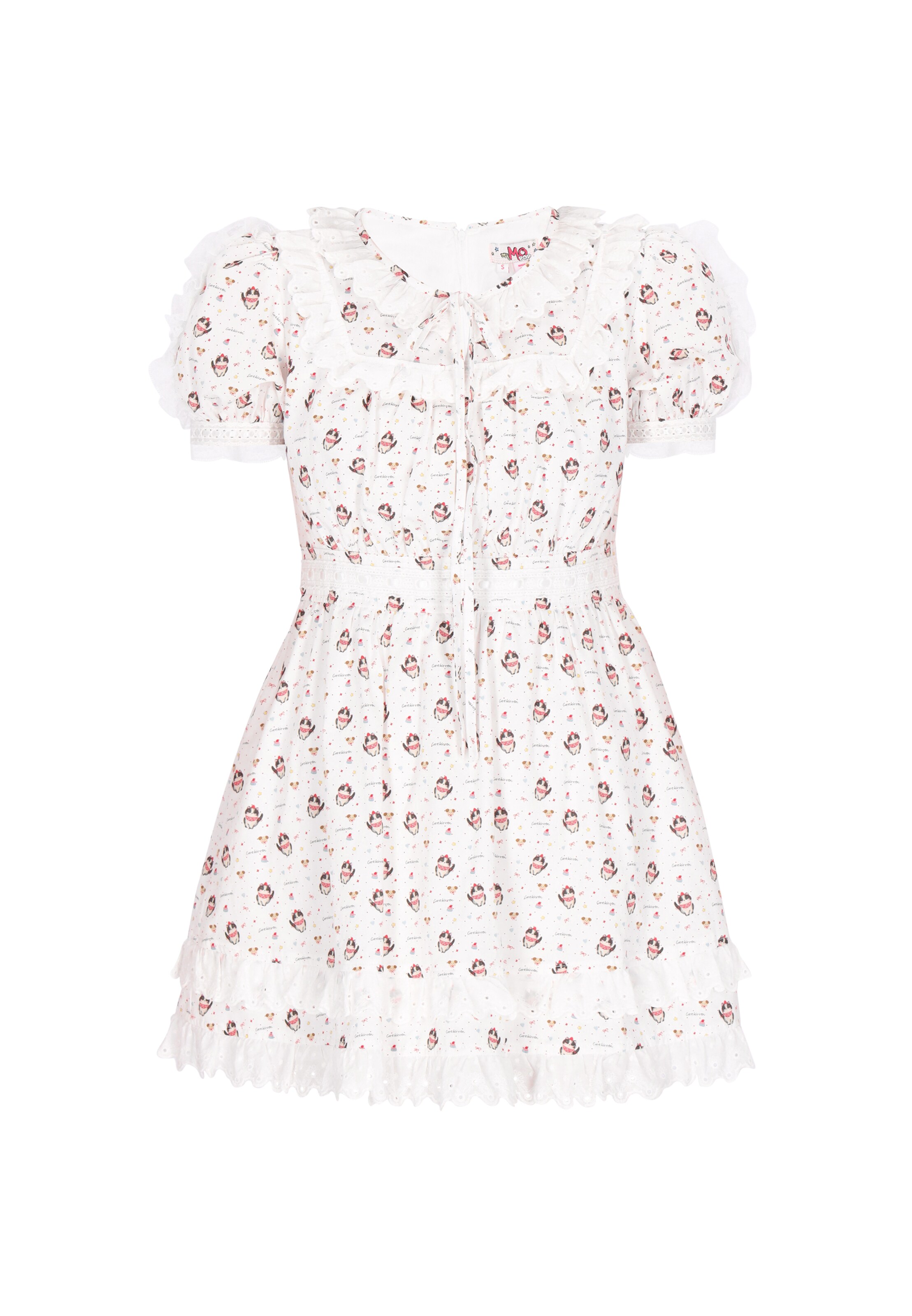 Robe MYMO en blanc : devant