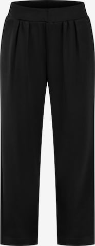 Pantalon à pince 'Luvia' Smilodox en noir : devant