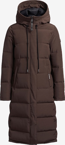 khujo Winter Jacket 'DEGI' in Brown: front