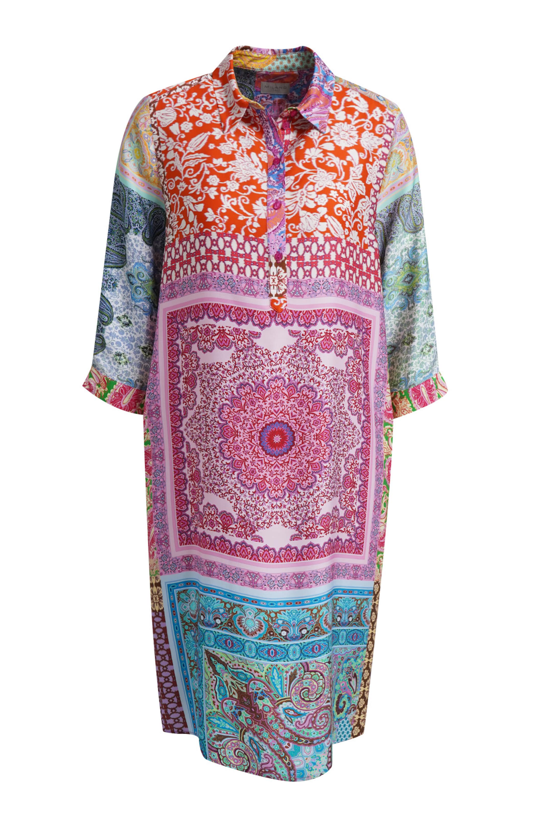 Milano Italy Summer Dress in Pink: front