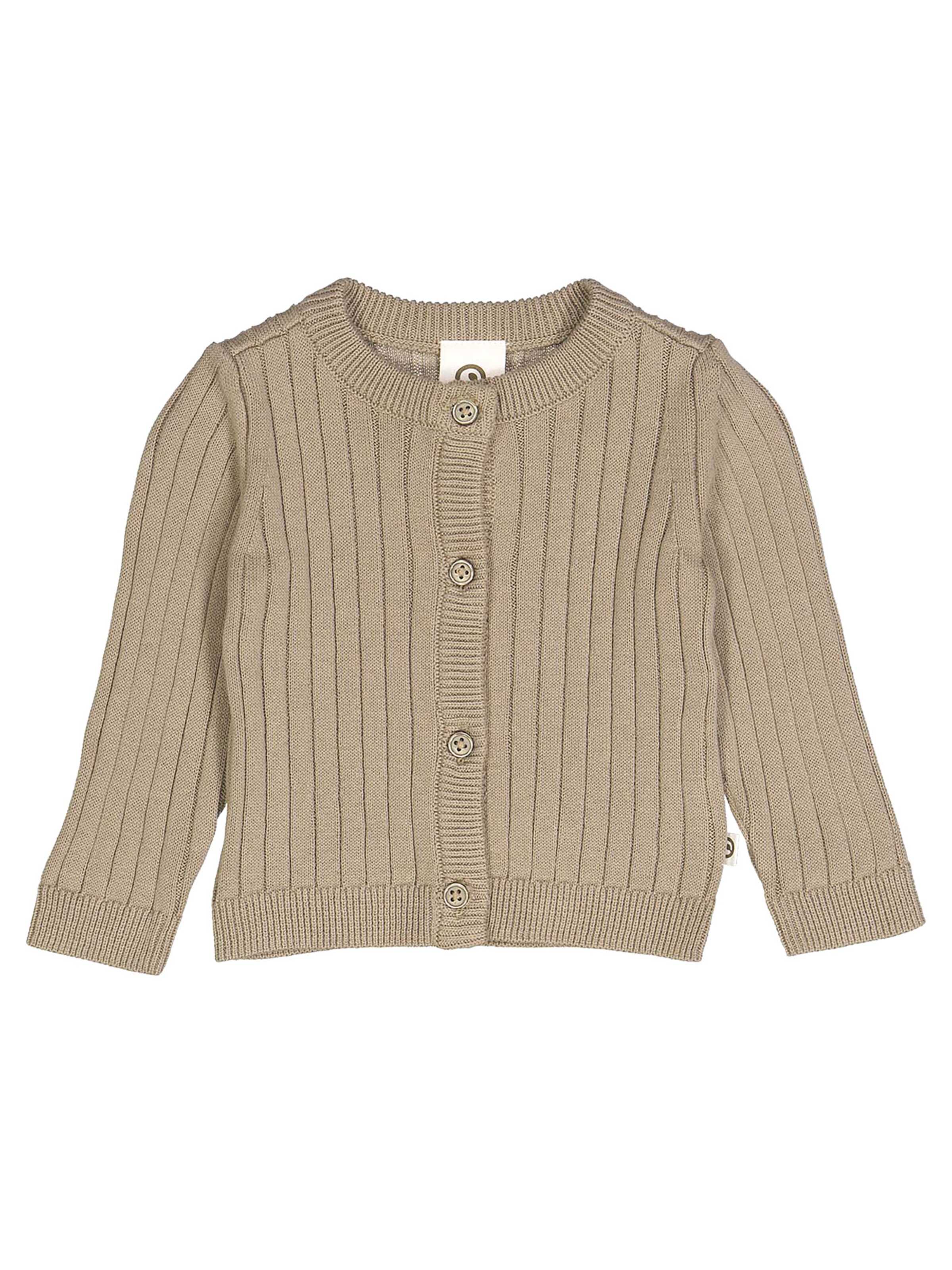 Cardigan Müsli by GREEN COTTON en beige : devant