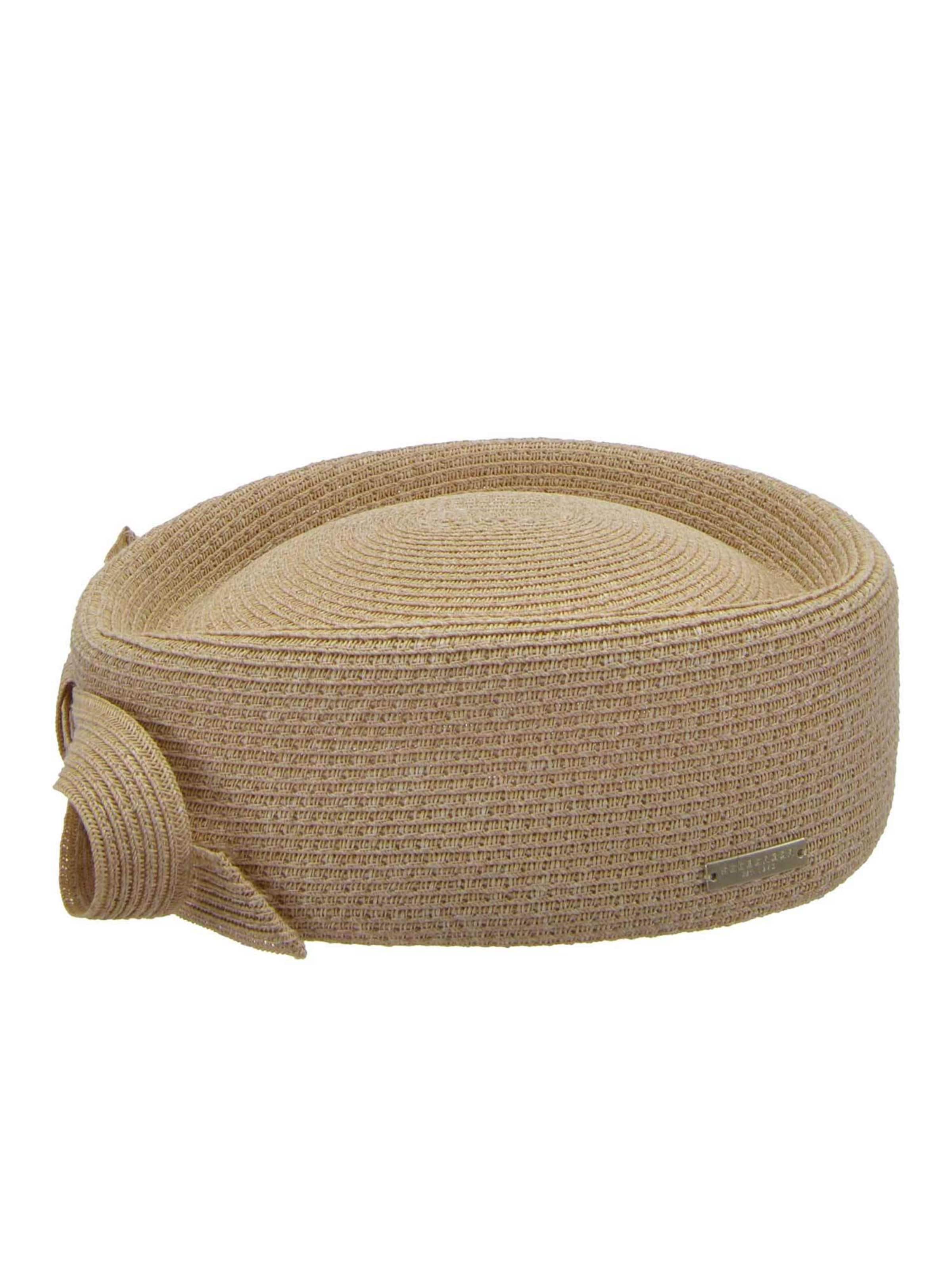 Seeberger Hat 'Cap' in Beige: front