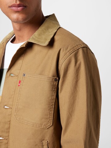 LEVI'S ® Prehodna jakna 'Stock Trucker' | rjava barva