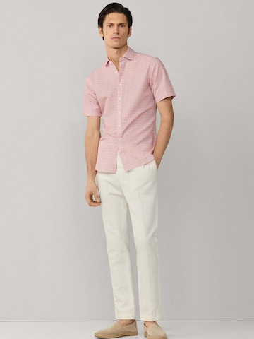 Hackett London Regular fit Button Up Shirt 'Clay' in Pink