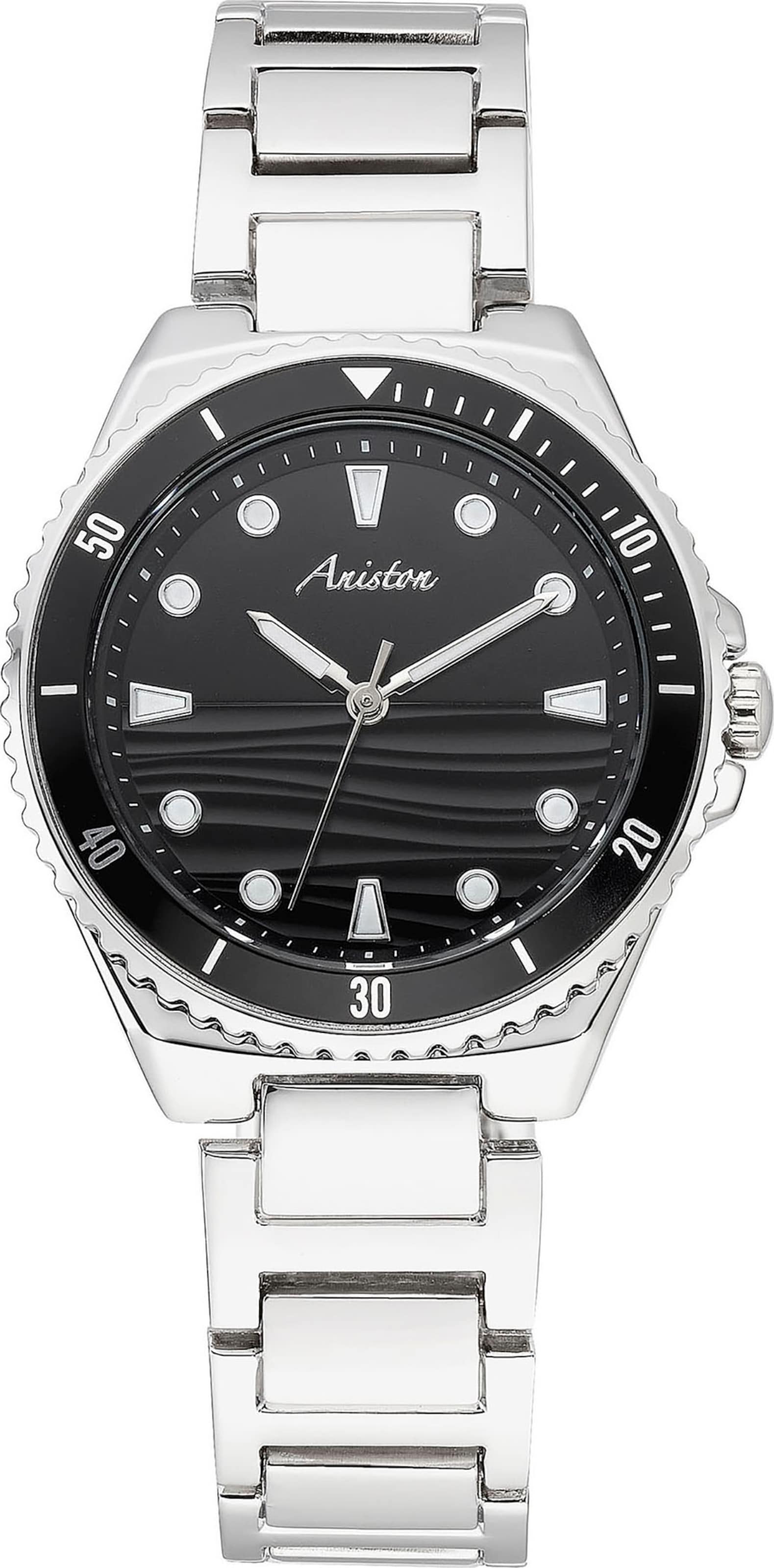 Aniston Analog Watch in Silver: front