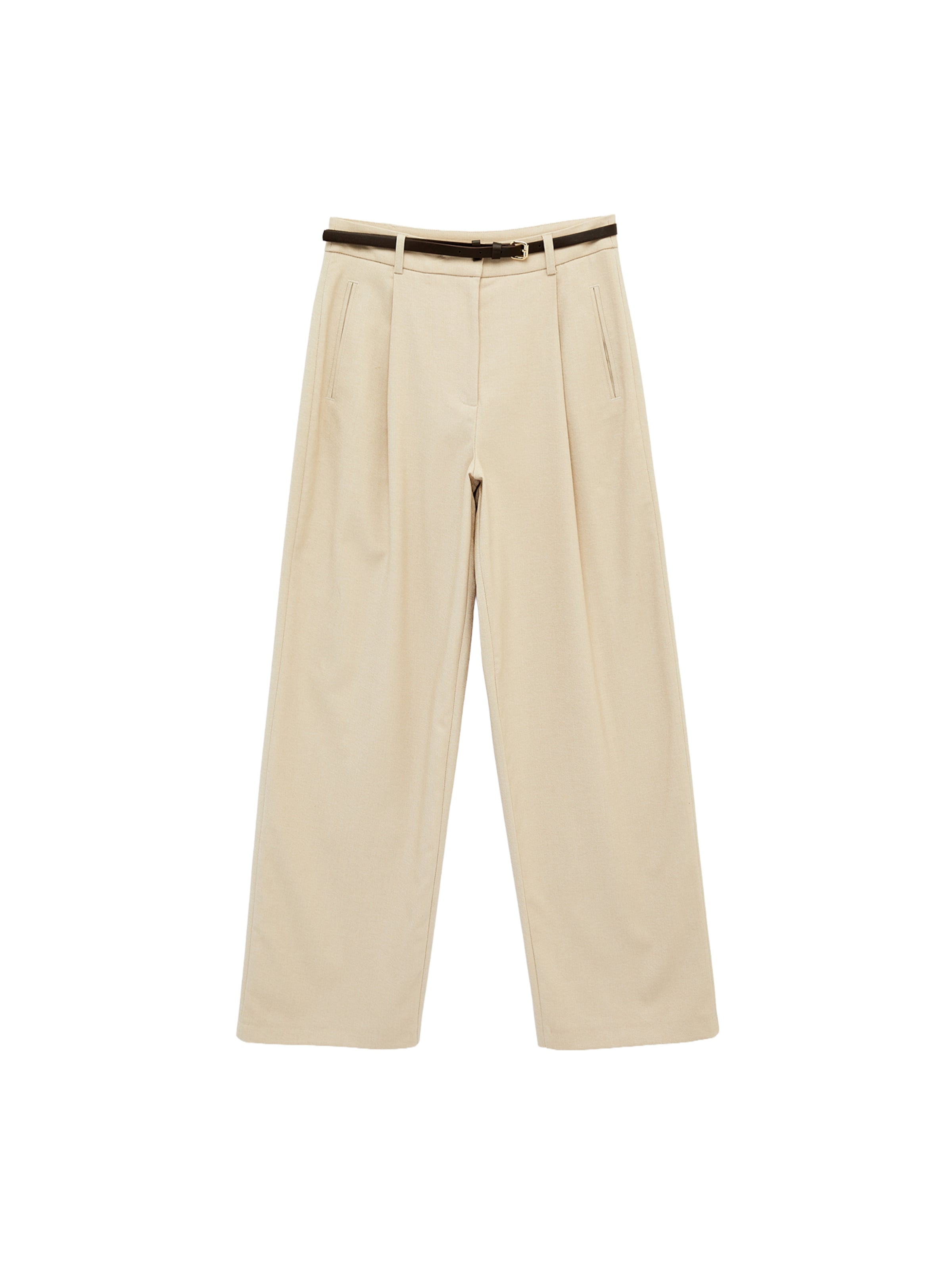 Koton Pleat-front trousers in 32/Regular in Beige, Item view
