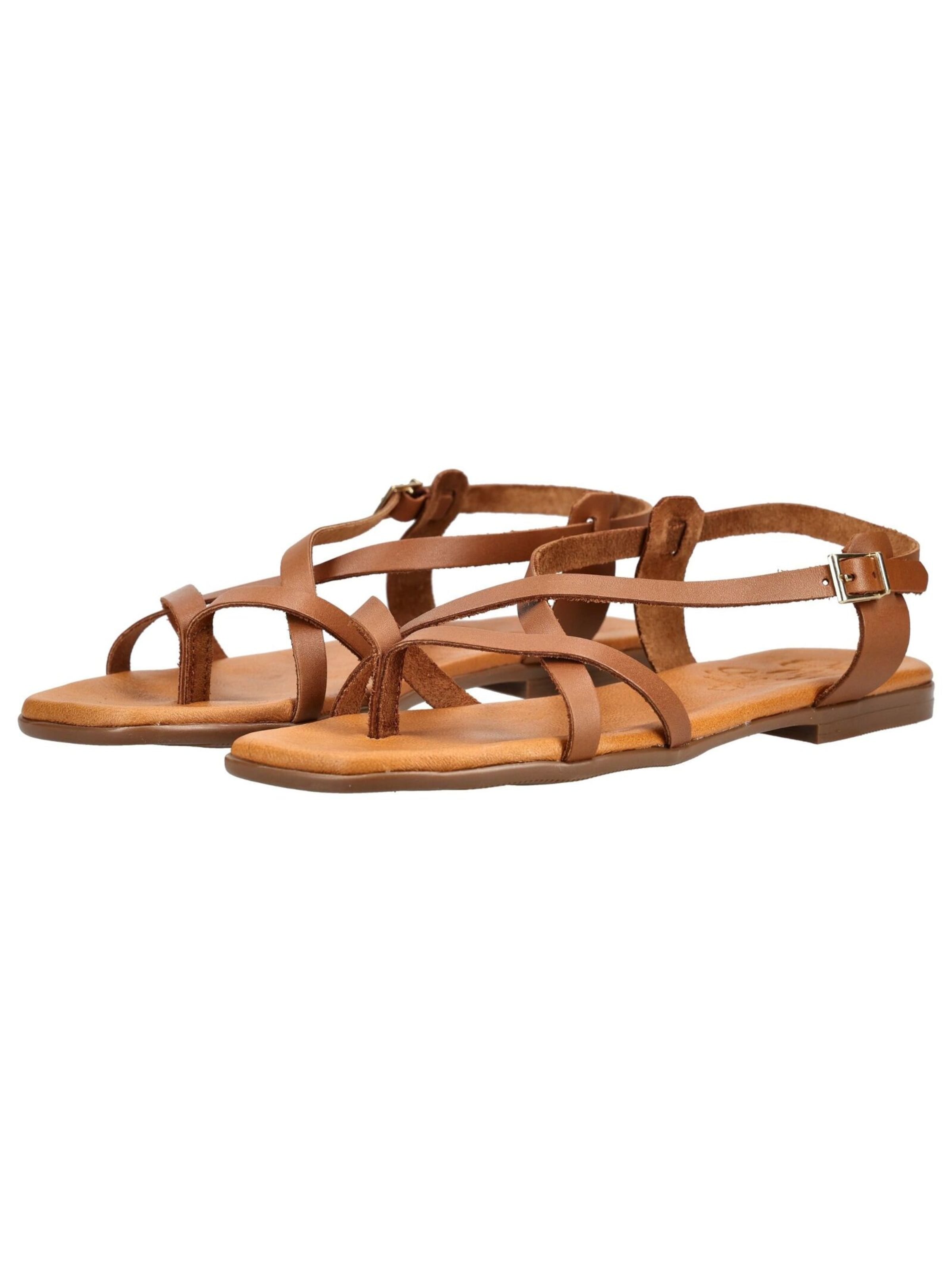 Oh! My Sandals T-bar sandals in Brown