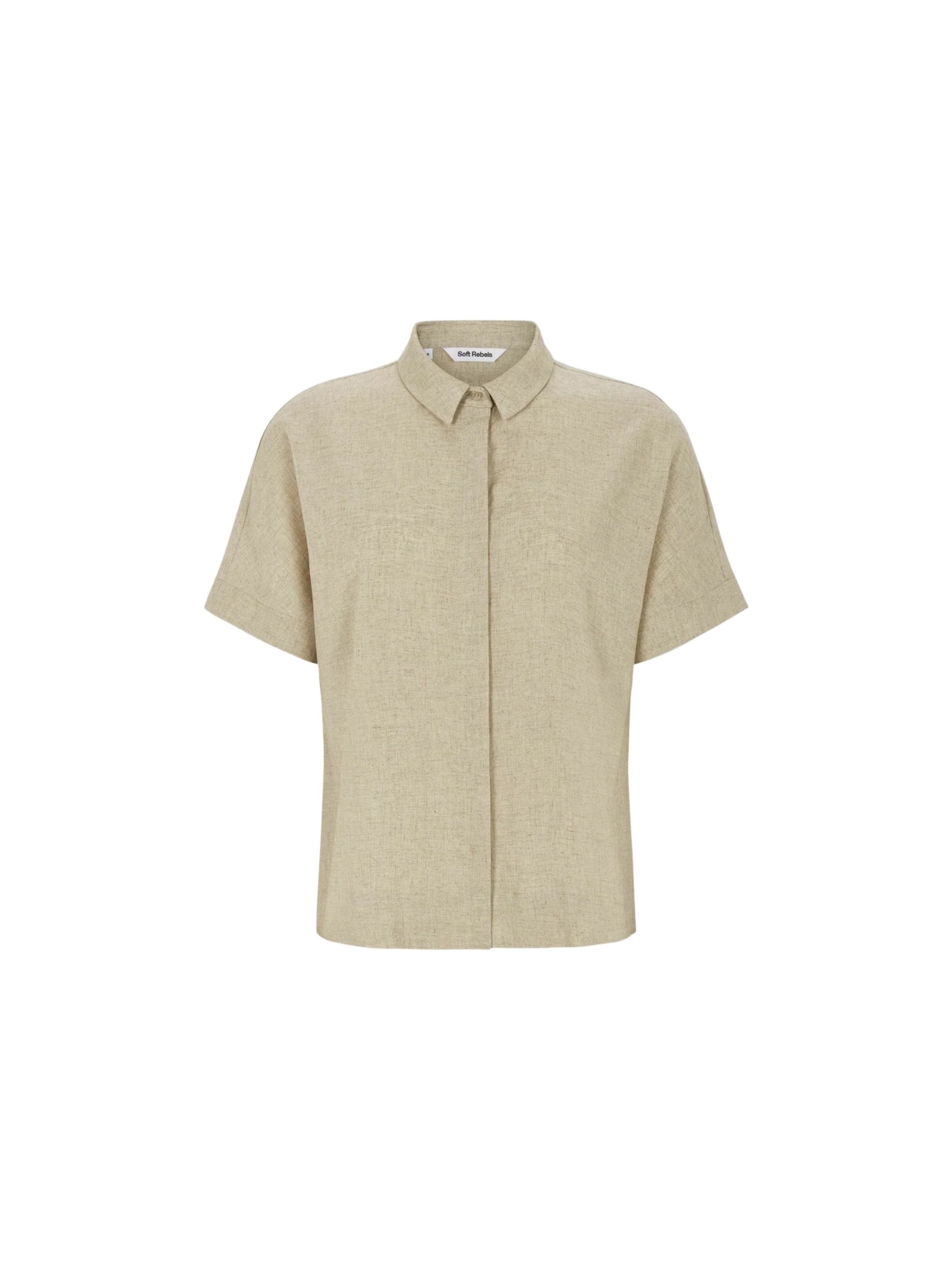 T-shirt ' SRYindi ' Soft Rebels en beige : devant