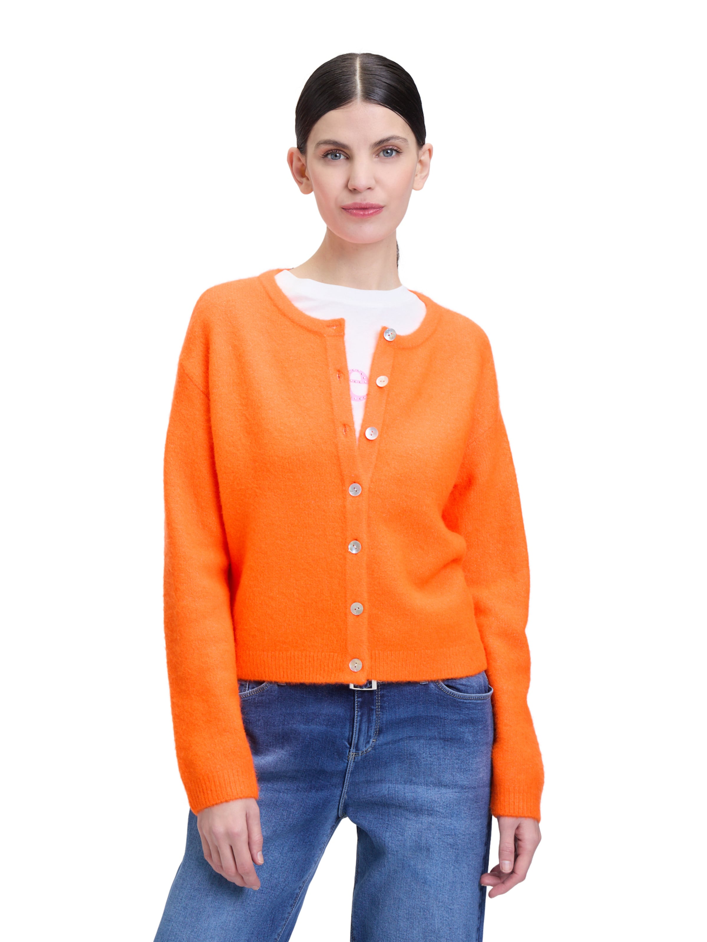Knit cardigan (Orange) for women | Buy online | ABOUT YOU
