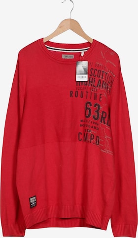 CAMP DAVID Pullover XXL in Rot: Vorderseite