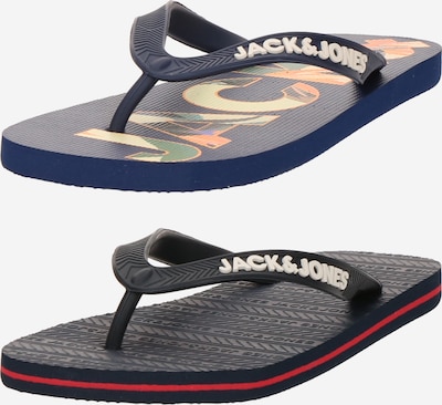 JACK & JONES Varvastossut värissä laivastonsininen / musta / valkoinen, Tuotenäkymä