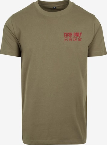 Mister Tee Bluser & t-shirts 'Cash Only' i hvid: forside