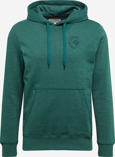 TOM TAILOR DENIM Sweat-shirt en vert chiné, Vue avec produit