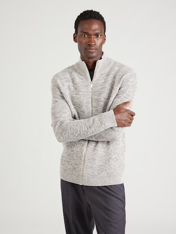 SELECTED HOMME Knit Cardigan 'Vince' in Grey: front