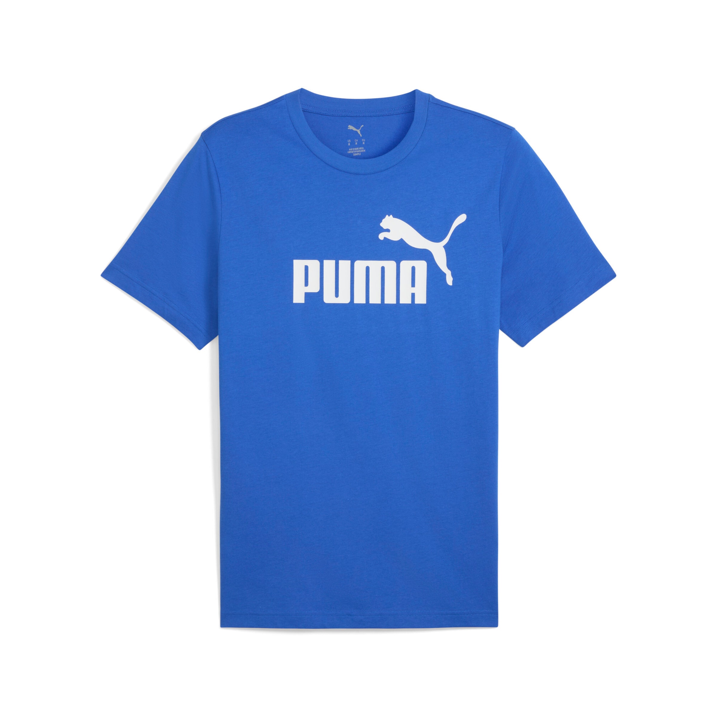 PUMA T-Shirt 'Ess No.1' in blau / weiß, Produktansicht