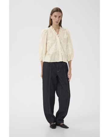 KAREN BY SIMONSEN Bluse 'KBErmine' in Beige