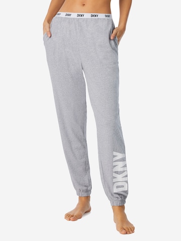 DKNY Pyjamahose 'Must Have Basic' in Grau: Vorderseite
