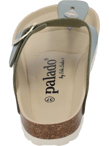 Palado by Sila Sahin T-bar sandals 'Palado Kos BEGS by Sila Sahin' in Green