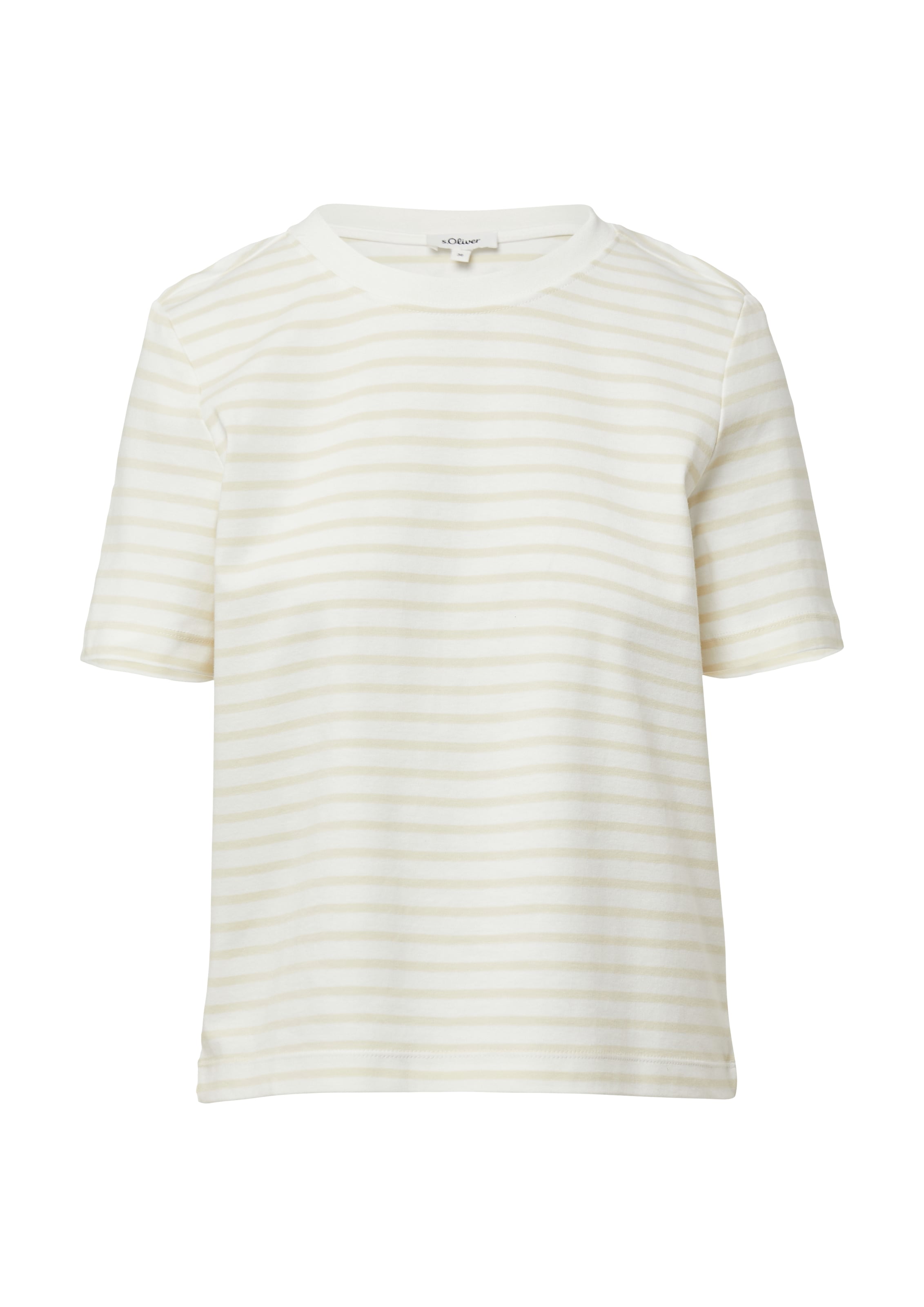 T-shirt s.Oliver en beige : devant