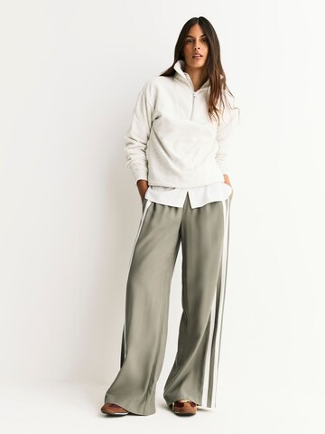 NextWide Leg/ Široke nogavice Hlače - zelena boja