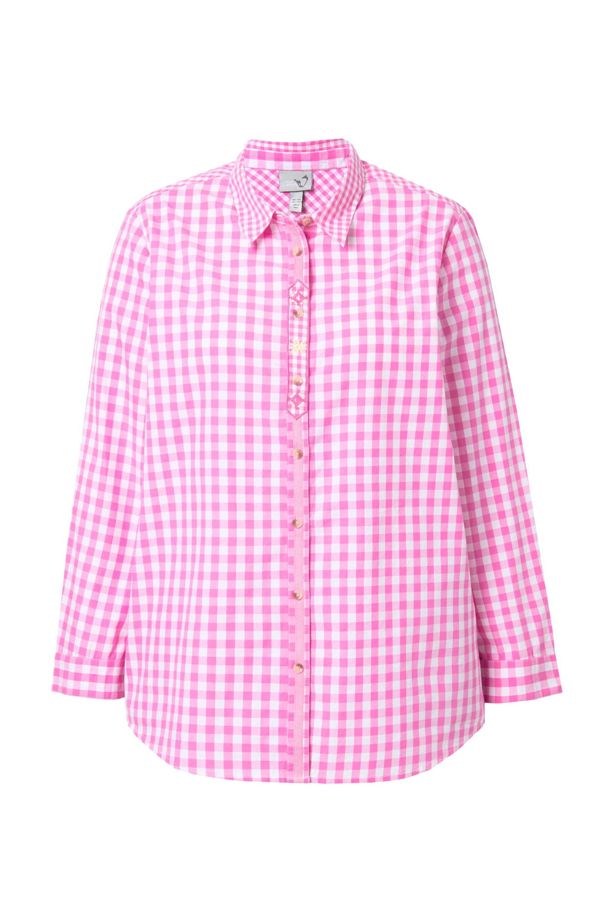 Ulla Popken Bluse in Pink: Vorderseite