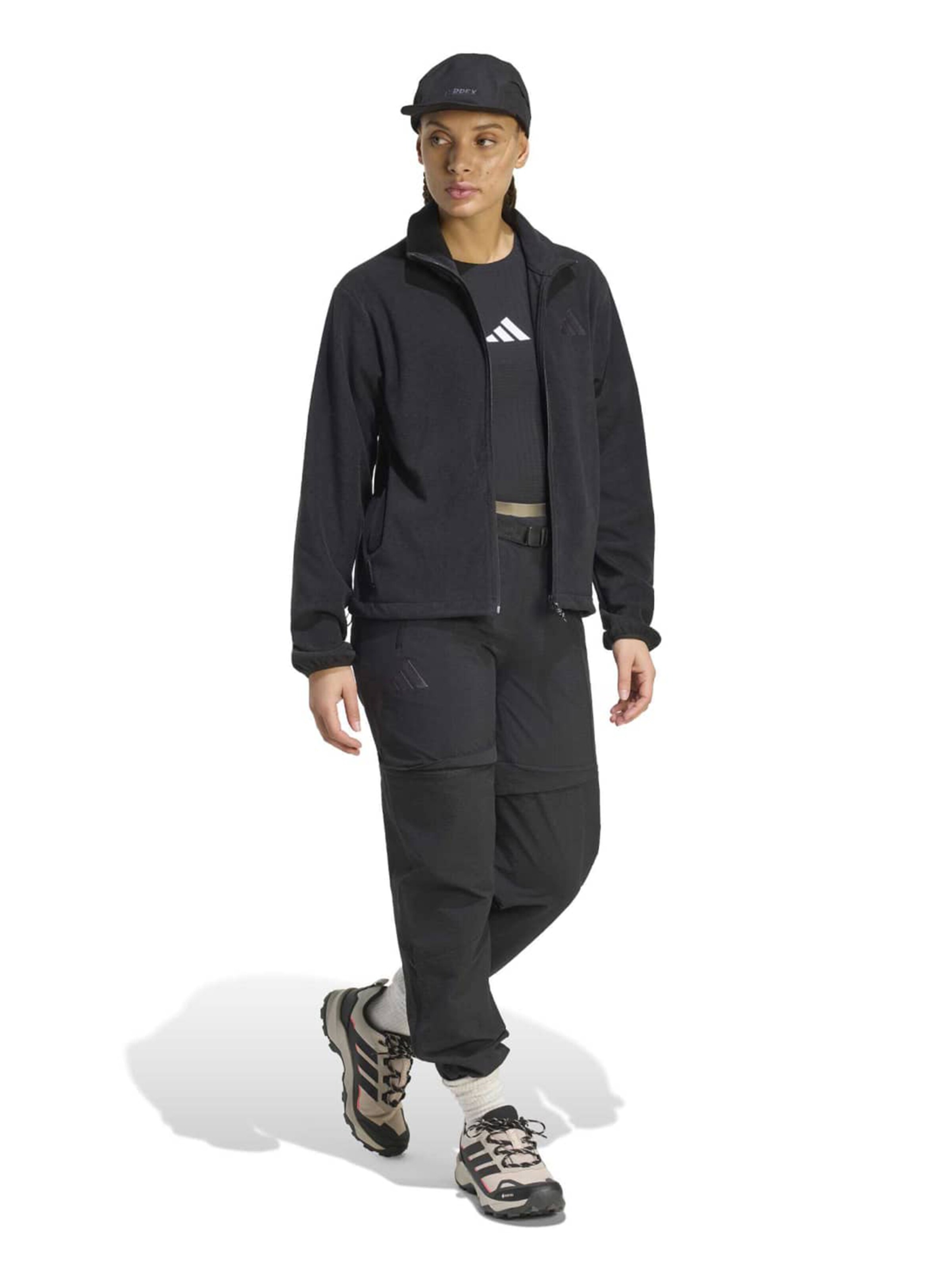 ADIDAS TERREX - Casaco de velo funcional em preto