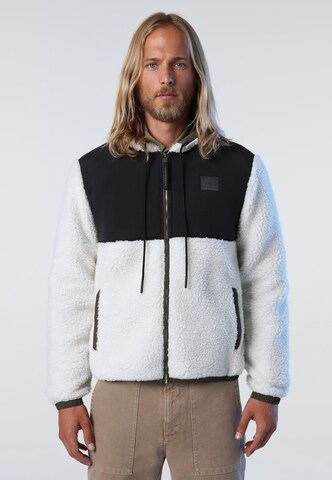 Veste en polaire 'Recycled fleece sweatshirt' North Sails en blanc : devant