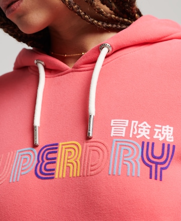 rožinė Superdry Megztinis be užsegimo