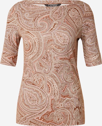 Lauren Ralph Lauren Shirts i brun / pastelgul / pastellilla / lyserød, Produktvisning