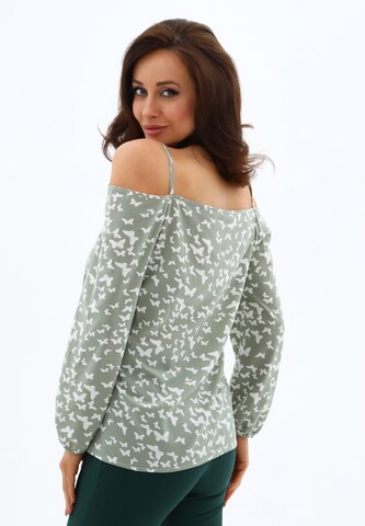Awesome Apparel Blouse in Green