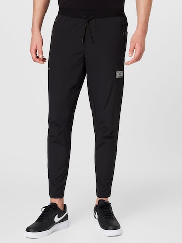EA7 Emporio Armani Regularen Športne hlače | črna barva: sprednja stran