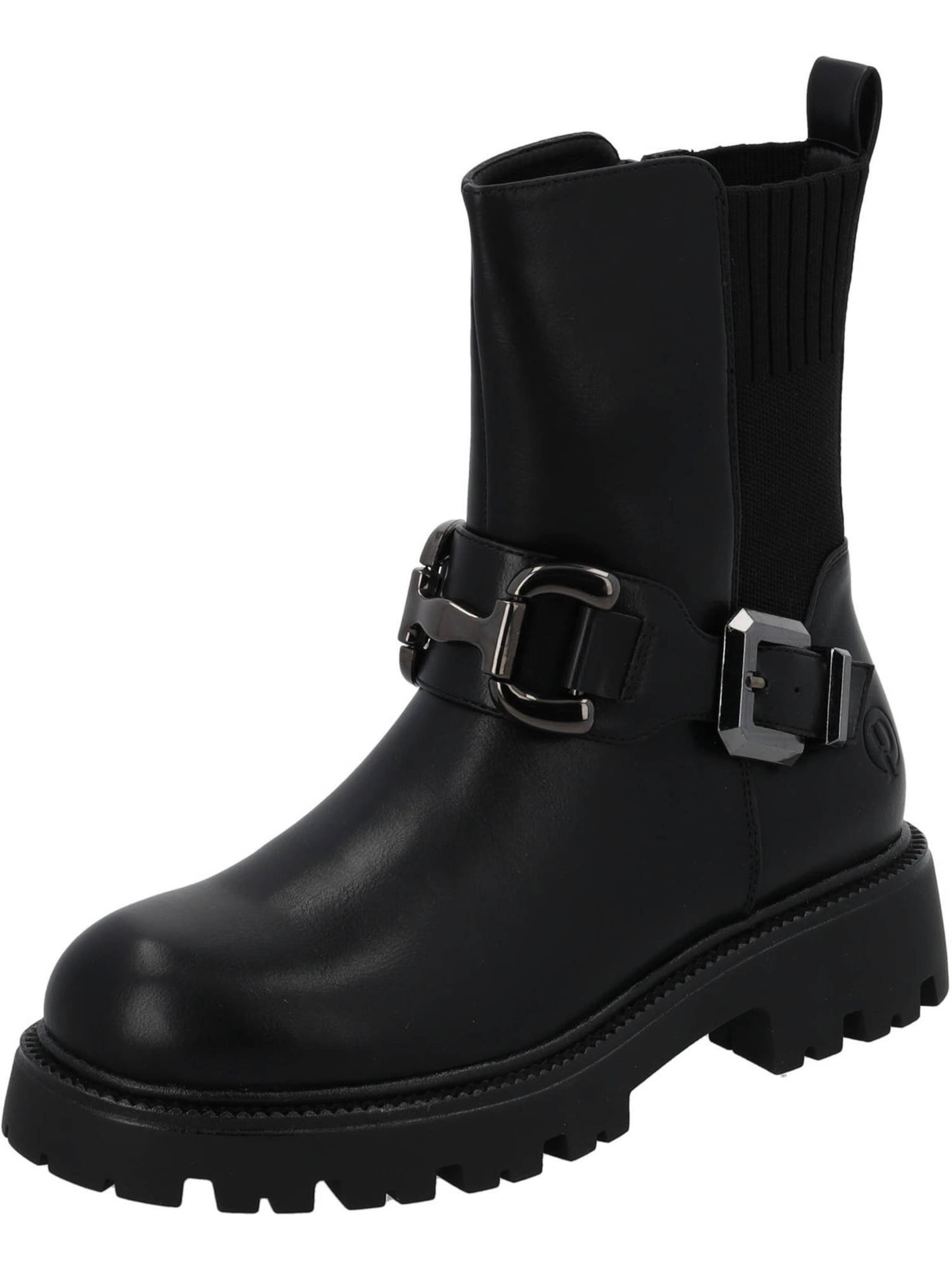 melns Palado Čelsijas zābaki 'Vikduc': no priekšpuses