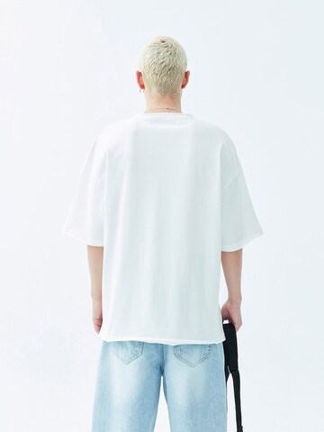 T-Shirt 'Euless' VAMOS CLO en blanc