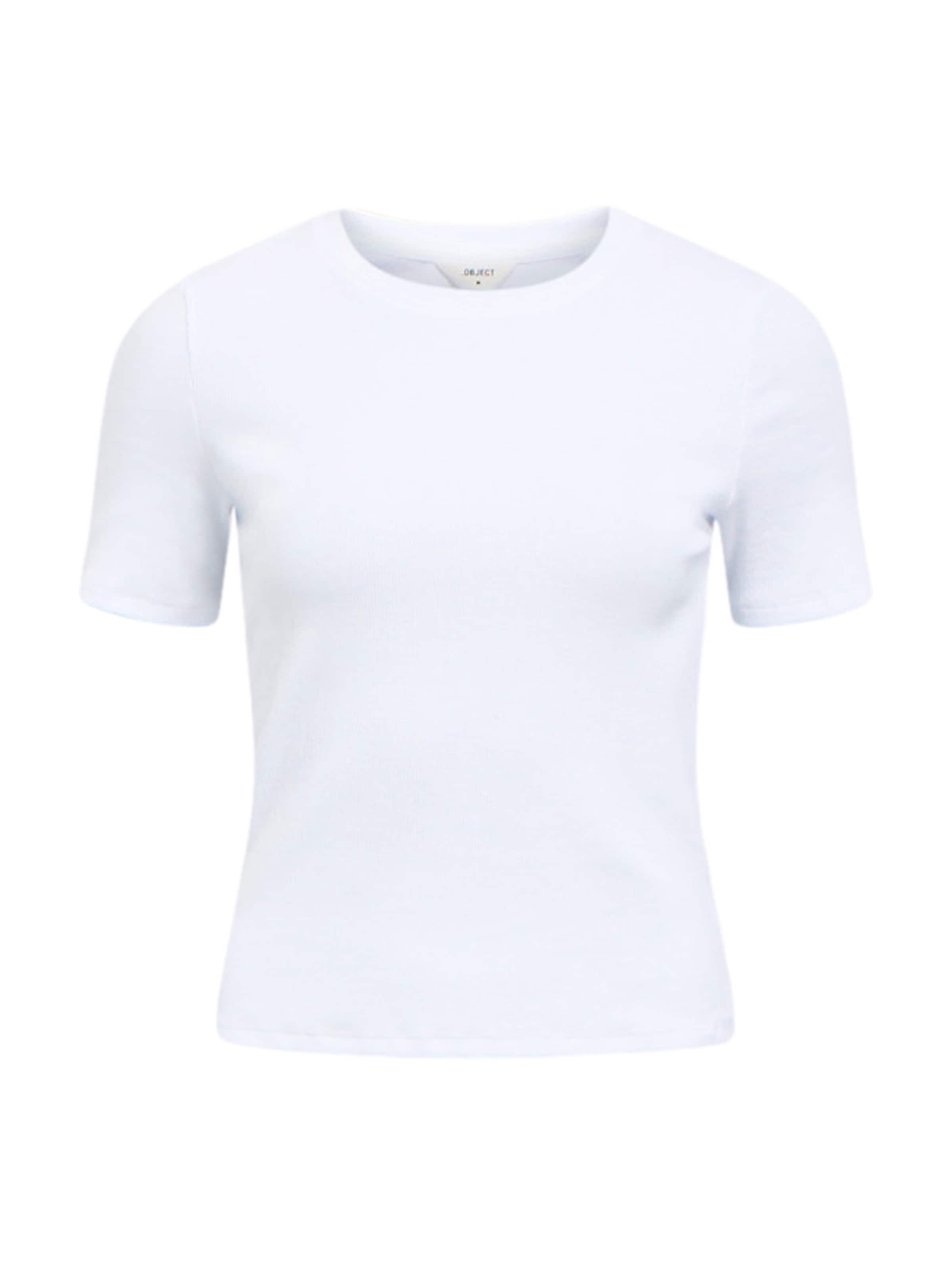 OBJECT Тениска 'OBJMoli' в бяло: отпред