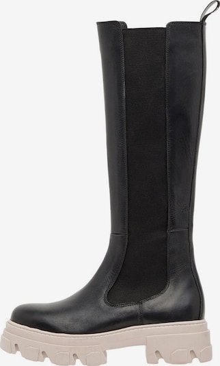 Bianco Bottes 'GINNY' en beige / noir, Vue avec produit