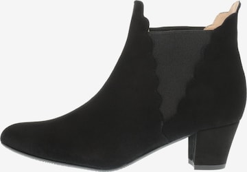 XAVER LUIS Schuhmanufaktur Chelsea Boots 'KATE - Chelsea Stiefelette' in Schwarz: Vorderseite